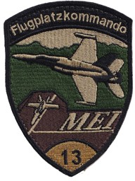 Bild von Flugplatzkommando 13 gold Meiringen Abzeichen Schweizer Luftwaffe mit Klett 